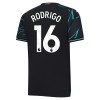 Camisola + Calções Manchester City Rodrigo 16 Criança Equipamento 3ª 23/24